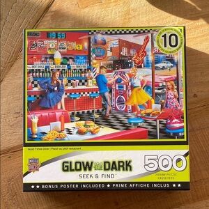 MasterPieces Glow in the Dark 500 Piece Puzzle